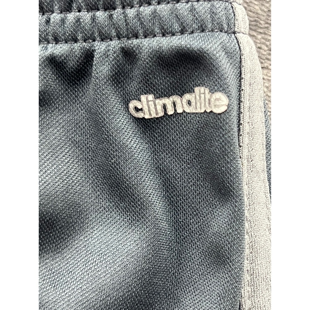 Adidas Athletic Shorts‎ Boys XL 18 Gray Climalite 3-Stripe Basketball Activewear - Picture 11 of 11